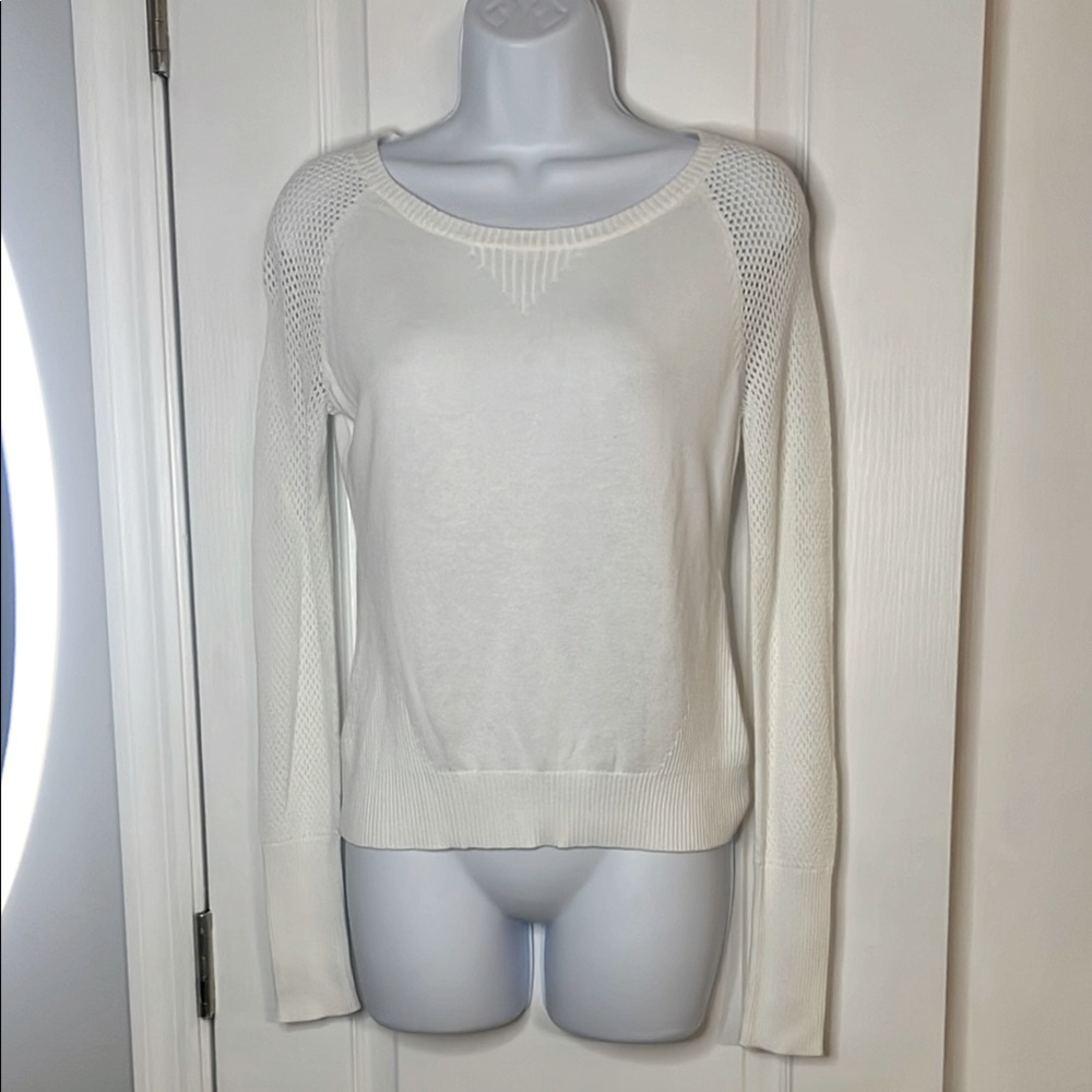 Buffalo David Bitton White Crew Neck Sweater